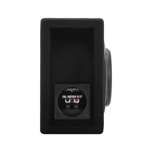 Skar Audio EVL-1X65D4-V-LP Low Profile 6.5" 200W RMS Loaded Car Subwoofer Enclosure