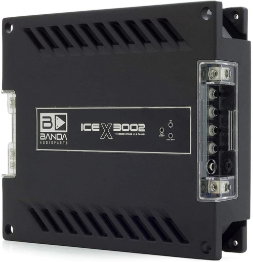 Banda Ice X 2001-1 Channel 2000 Watts RMS 1 Ohm Car Banda Ice X 2001-1 Channel 2000 Watts RMS 1 Ohm Car