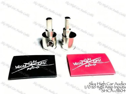 Sky High Car Audio 1/0g to 4g Amp Inputs with Heat Shrink