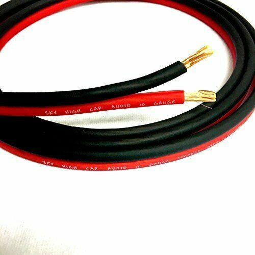 Sky High Car Audio 10 Gauge OFC Speaker Wire - Per Foot 