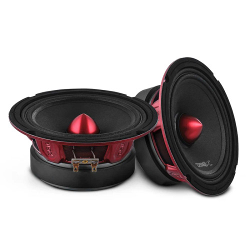 DS18 PRO-X6.4BMPK 6.5" 250W RMS Midrange Speakers with Tweeters Package