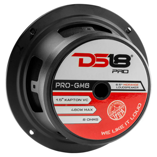 DS18 PRO-GM6 6.5" Midrange Speaker 140 Watts RMS - 8 Ohm
