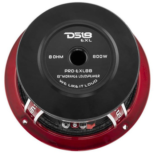 DS18 PRO-EXL88 8" 400W RMS Midrange Speaker - 8 Ohm 