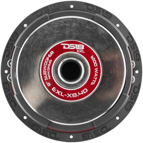 DS18 EXL-X8.4D 8" 600W RMS Subwoofer - Dual 4 Ohm