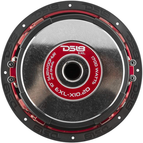 DS18 EXL-X10.2D 10" 850W RMS Car Subwoofer - Dual 2 Ohm