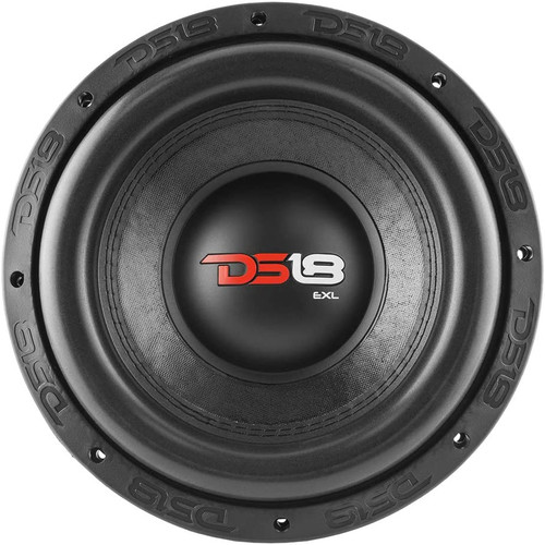 DS18 EXL-X10.4D 10" 850W RMS Car Subwoofer - Dual 4 Ohm