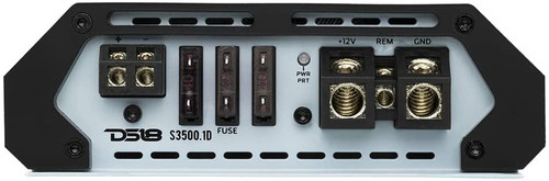 DS18 S-3500.1D 1200W RMS Class D Monoblock Amplifier