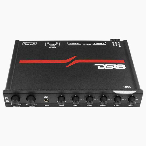 DS18 EQX5 High Volt 5-Band Equalizer with High Level Input