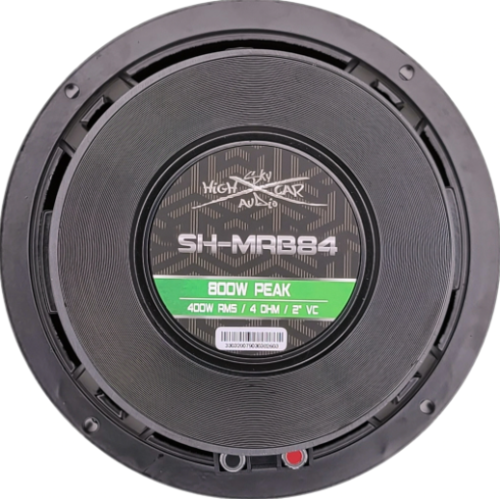 Sky High Car Audio MRB84 8" Midrange Loudspeaker 2" VC - 4 Ohms 