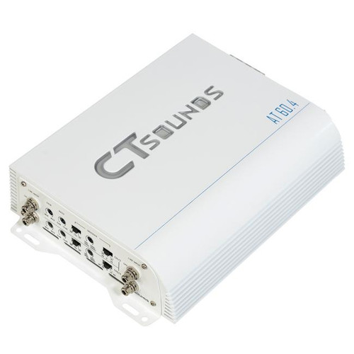 CT Sounds AT-60.4AB 4-Channel Car Audio Amplifier - 80W RMS x 4 