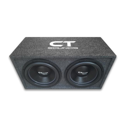 CT Sounds Dual TROPO 12" D4 1,200W RMS Ported Bass Package