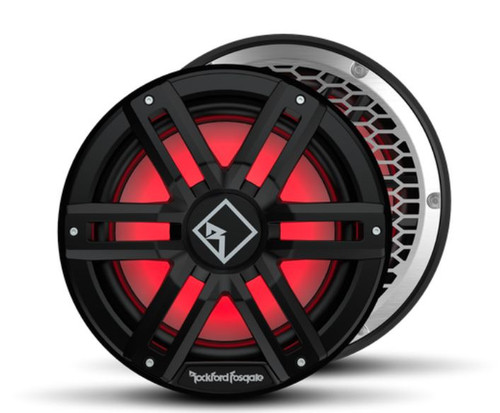 Rockford Fosgate M2D2-12IB 12" DVC 2Ω Color Optix Infinite Baffle Marine Subwoofer