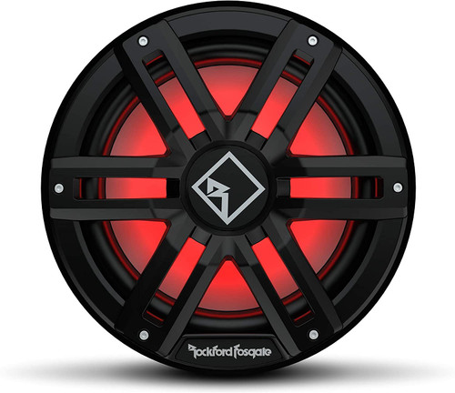 Rockford Fosgate M2D2-12SB 12" DVC 2Ω Color Optix Sealed Enclosure Marine Subwoofer