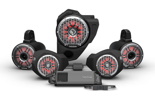 Rockford Fosgate RZR14RC-STG6 Stage 6 audio upgrade kit for select 2014-up Polaris RZRs 