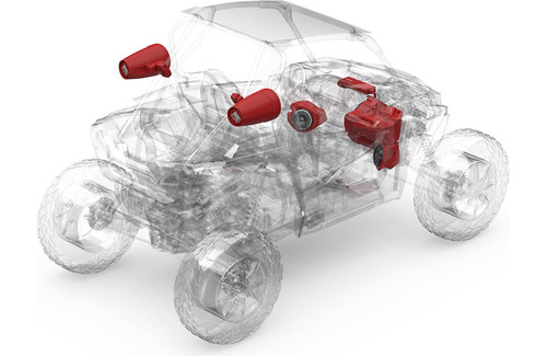 Rockford Fosgate RZR14RC-STG6 Stage 6 audio upgrade kit for select 2014-up Polaris RZRs 