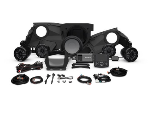 Rockford Fosgate X317-STG4 PMX-2 Speaker, Subwoofer & Rear Speaker Kit for Select X3 Models