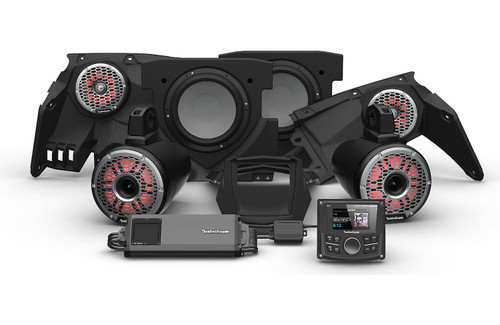 Rockford Fosgate X317-STG6  PMX-3, Dual Subwoofer and Rear Horn Speaker Kit for Select X3 Models