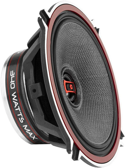 DS18 EXL-SQ5.25 5.25" 2-Way Coaxial Speakers 80 Watts RMS 