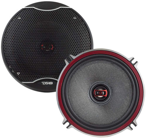DS18 EXL-SQ5.25 5.25" 2-Way Coaxial Speakers 80 Watts RMS 