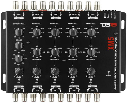 DS18 XM5 High Volt 5-Way Active Crossover