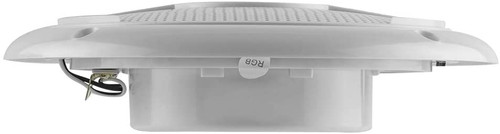 DS18 NXL-6SL/WH 6.5" 25W RMS 2-Way Coaxial Marine Shallow Speaker With LED RGB Lights - White