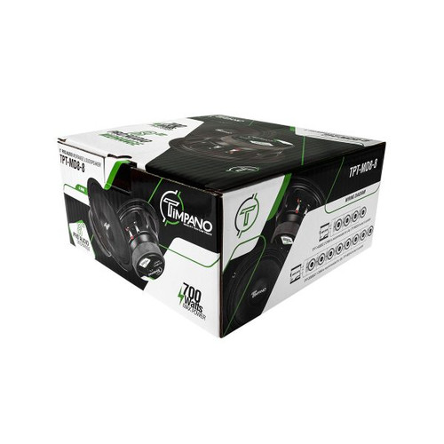 Timpano TPT-MD8 8″ 230W RMS Pro Audio Mid Range Speaker - 8 Ohm