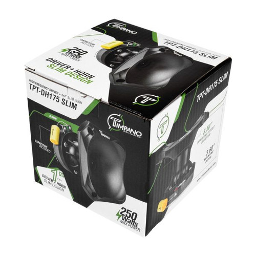 Timpano TPT-DH175 Slim 1″ 75W RMS Exit High Frequency Driver + 4×4″ Slim Horn - 8 Ohm