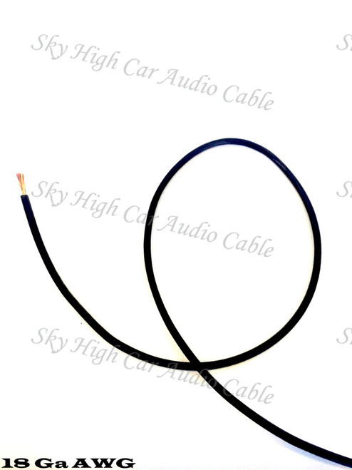 Sky High Car Audio 18 Gauge CCA Primary Wire - Per Foot 