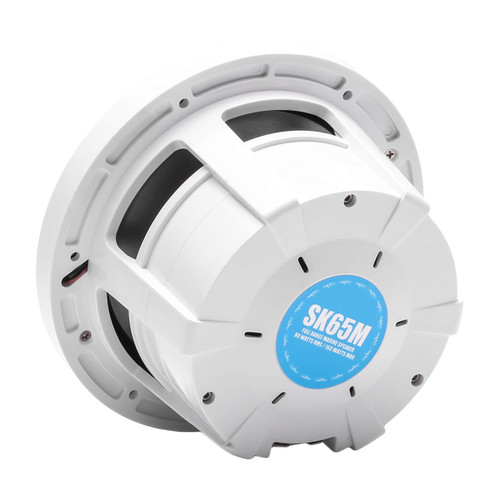 Skar Audio SK65M 6.5" 160W RMS Full Range 2-Way Marine Speakers - White