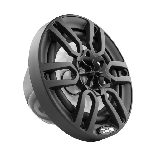 DS18 NXL-6/BK 6.5" 100W RMS 2-Way Coaxial Marine Speaker With LED RGB Lights - Black