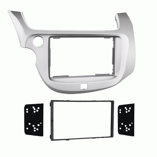 Metra 95-7877S Double-DIN Dash Kit for Honda Fit 2009-13 - Sliver