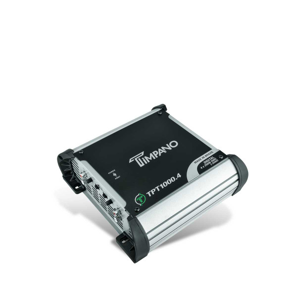 Timpano TPT-1000.4 Compact 4-Channel Car Audio Amplifier - 2 Ohm