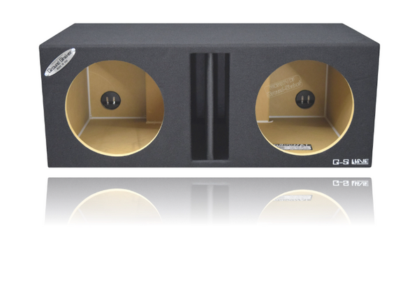 Ground Shaker NP210B Black 10" Dual Slot-Center Ported Sub Box