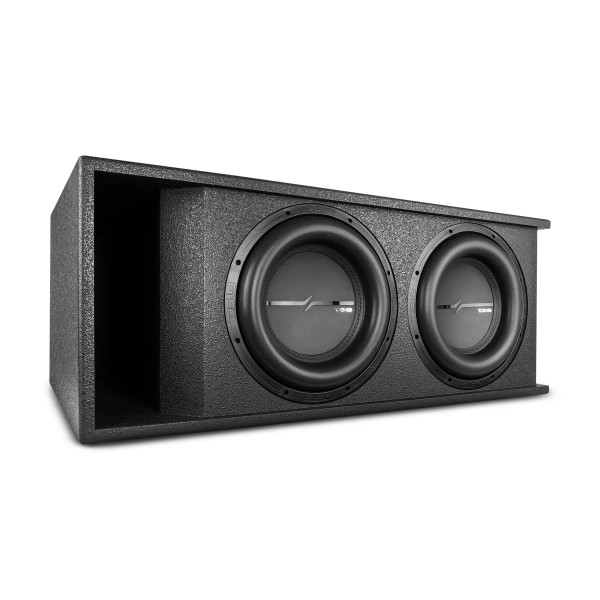DS18 ZXI-212LD.RG Dual 12" Loaded Subwoofer Ported Rugged Armored Enclosure With ZXI12.4D 2000W RMS