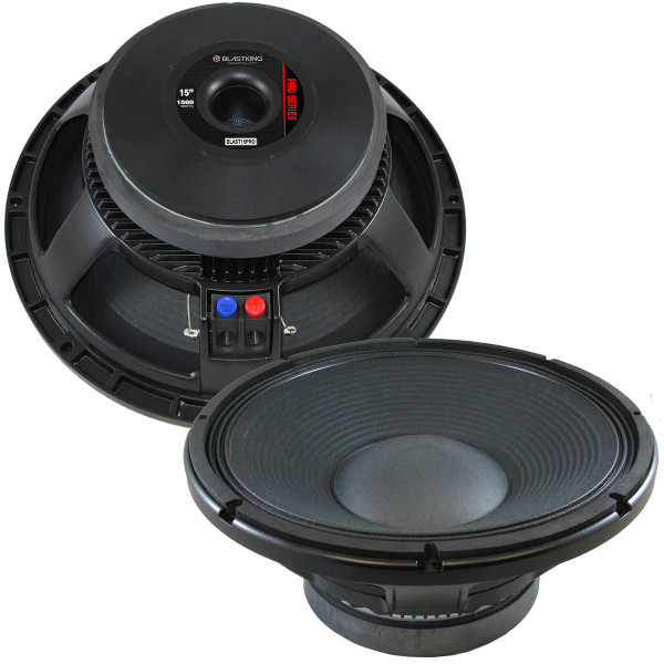 BlastKing BLAST15PRO 15" 750W RMS Midbass Speaker - 8 Ohms (Each)
