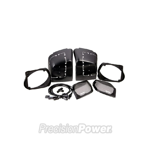 Precision Power HD14.SBS 6x9" Saddlebag Speaker Installation Kit for 2014+ Harley-Davidson Touring Models