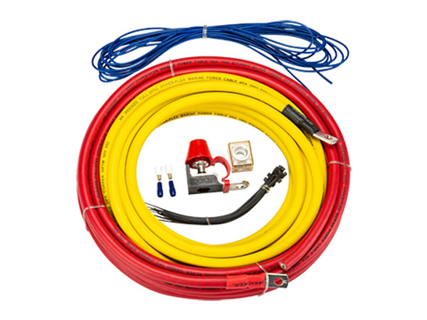 Kicker 47KMPK4 4-Gauge Marine Grade Amplifier Wiring Kit