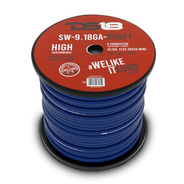DS18 SW-9.18GA 9 x 18g Speed Speaker Wire - Per Foot 