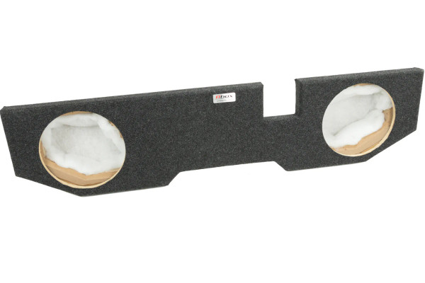 Atrend A202-12CP Dual 12" Sealed Subwoofer Enclosure for 2002-2018 Dodge RAM Quad Cab