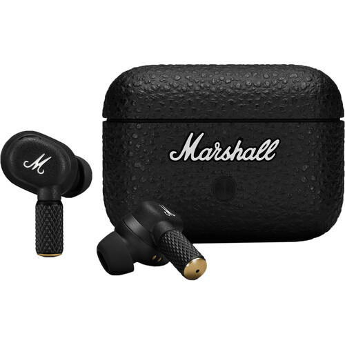 Marshall Motif II A.N.C Active Noise-Canceling Earbuds - Black