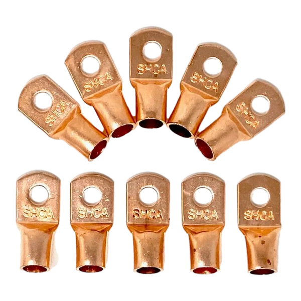 Sky High Car Audio 1/0 Gauge Copper Ring Terminal (Each)