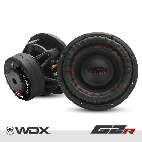 DB Drive WDX10G2R.4 10" 1100W RMS Car Subwoofer - Dual 4 Ohm  