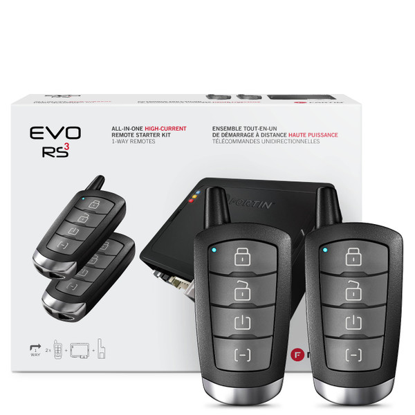 Fortin EVO-ONE-3641 All-in-One Remote Starter System with 1-Way 4-Button RF Kit
