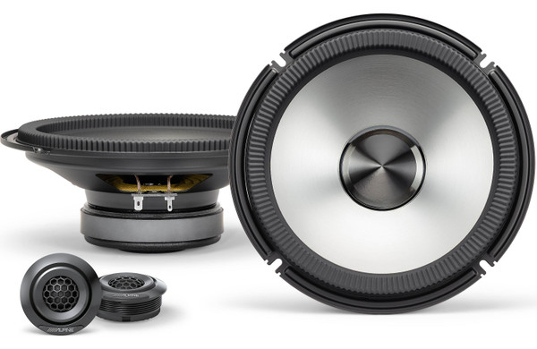 Alpine BassRev BRV-S80C 8" Mid-bass Component Speakers with Tweeters