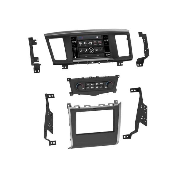 Metra 95-7643 Double-DIN Dash Kit for Select 2013-2016 Nissan Pathfinder Vehicles