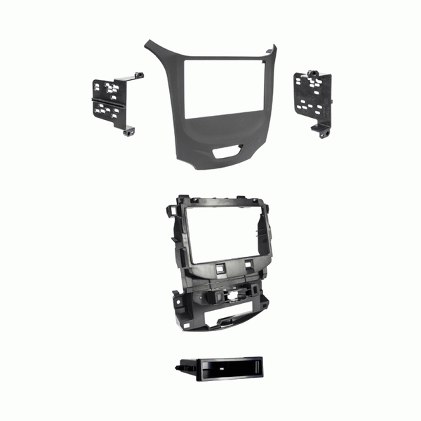 Metra 99-3020B Single DIN Dash Kit w/ Pocket for Select 2016-Up Chevrolet Malibu Vehicles