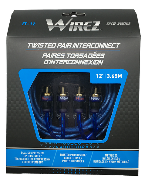 Wirez IT-12 Tech Series 12' Twisted Pair Interconnect