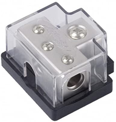 Xscorpion TB4444P Platinum Terminal Block with 3 x 4/8 Gauge Output