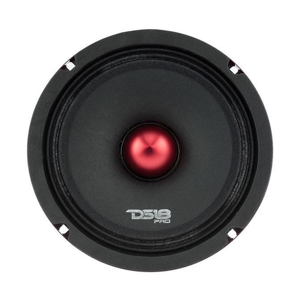 DS18 PRO-X6.4BMSL 6.5" 200W RMS Shallow-Mount Midrange Speaker - 4 Ohm