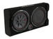 Kicker 48TRTP122 12" 500W RMS Thin Down Firing Subwoofer Enclosure with Passive Radiator - 2 Ohm